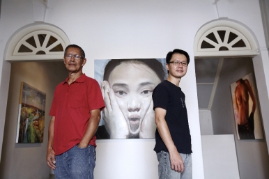 Jeff Jansen and Alfred Yeoh at a2 Gallery