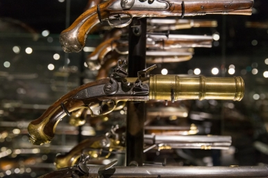 A close up of ancient guns Photo ©  NMM.nl