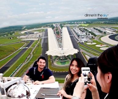 Dinner in the Sky makes its Malaysian MotoGP debut