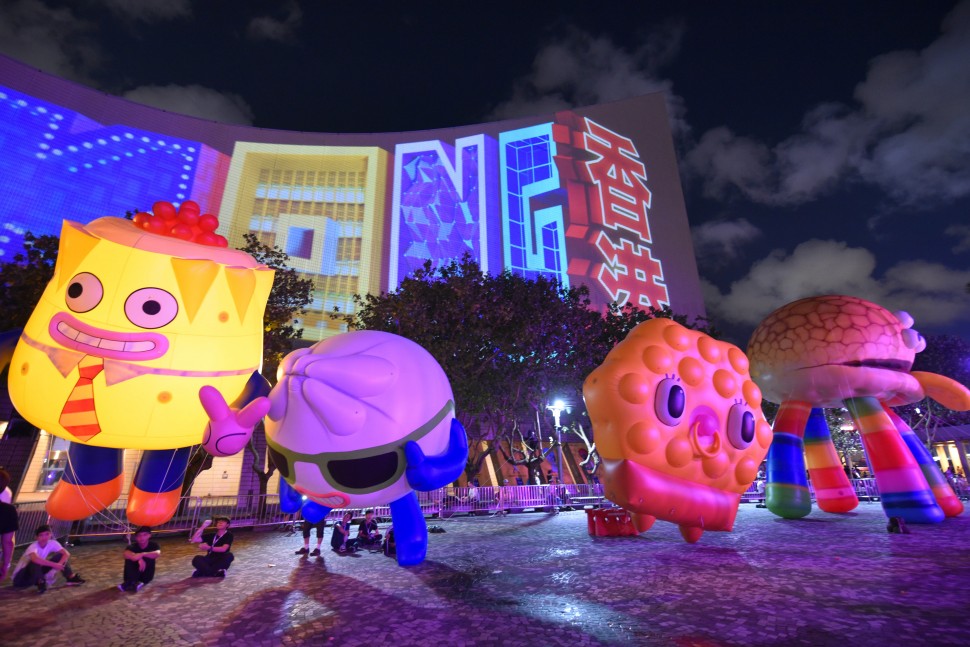 The award-winning Hong Kong Pulse Light Show returns for the summer with new lighting effects and a fantasy world of animated characters, Photo © Hong Kong Tourism Board