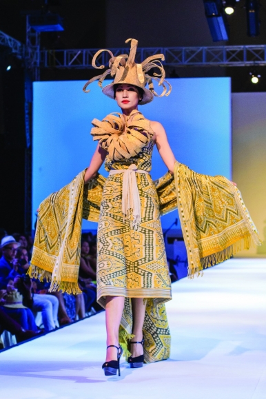 A model wearing a local design during the Theatre of Clothes fashion gala last year