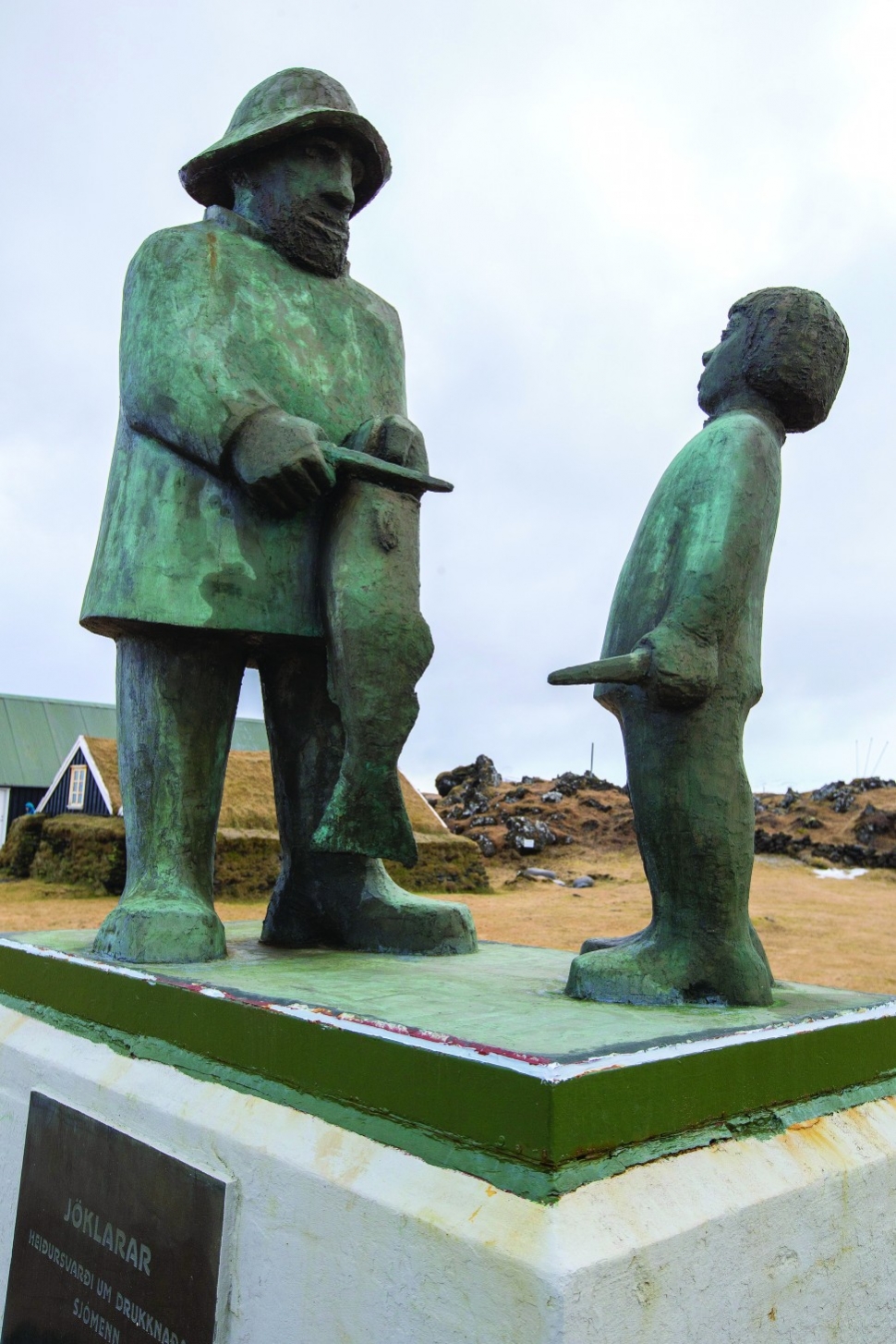 The Joklarar Statue-built in remembrance of fisherman who lost their lives at sea