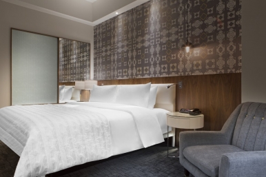 New guest rooms offer a contemporary design