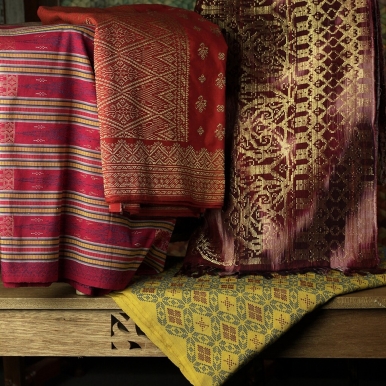 Songket represents opulence in the art of weaving in the Malay Archipelago